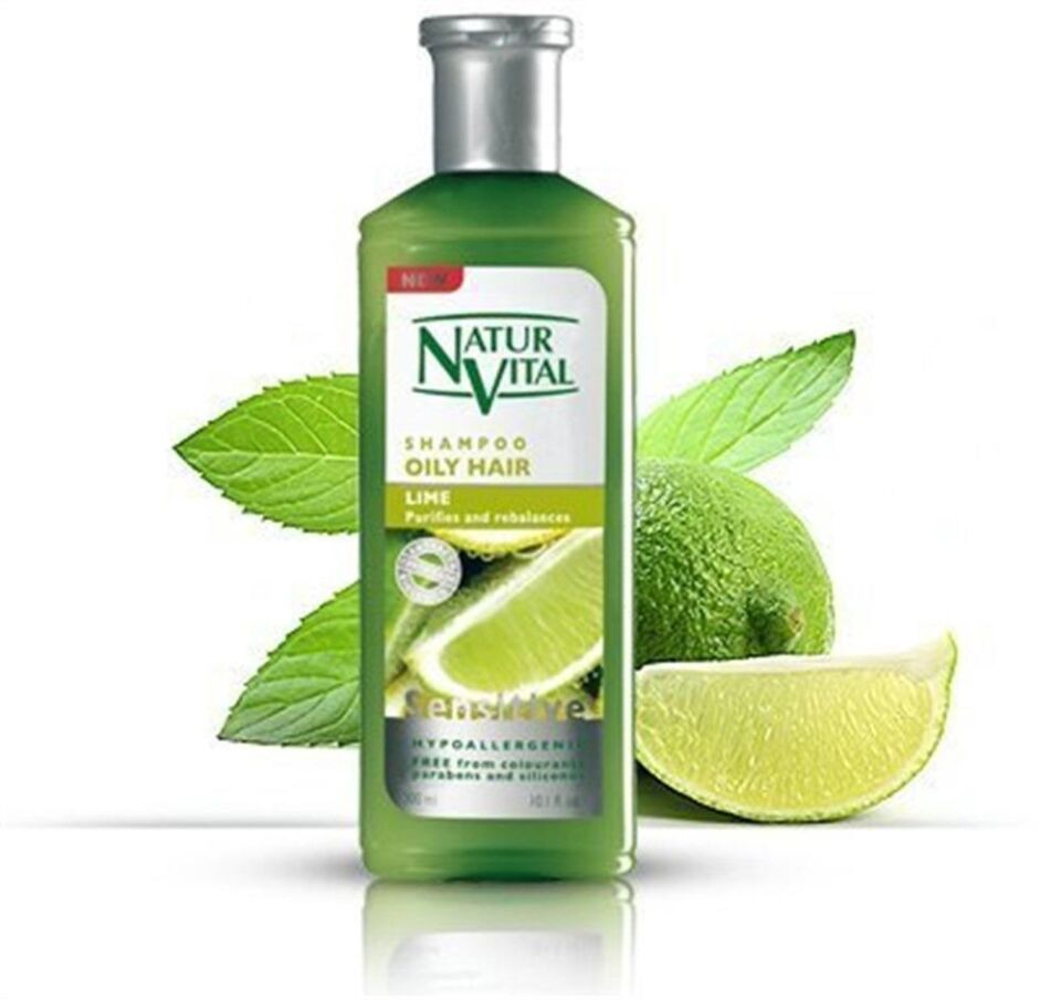 Natur Vital Sensetive Organik Şampuan Yağlı Saçlar 300 ml Lime