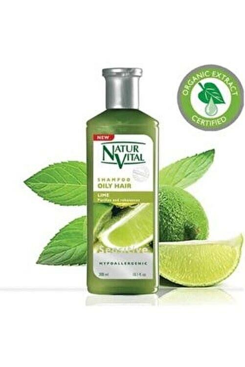 Natur Vital Sensetive Organik Şampuan Yağlı Saçlar 300 ml Lime