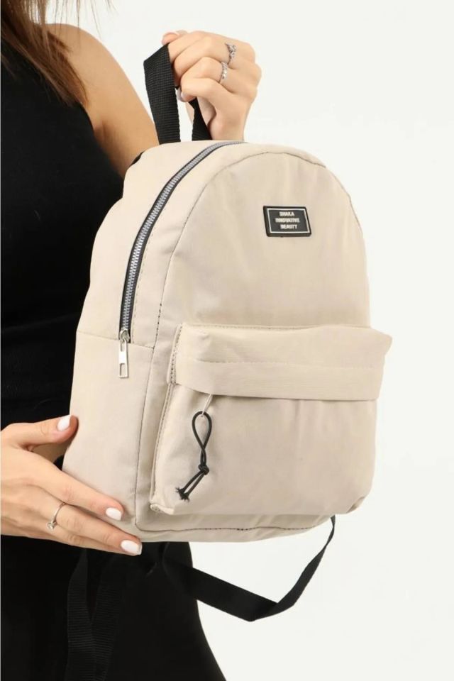 Muco Krem U21 2 Bölmeli Sırt Çantası U:32 Cm E:24 Cm G:11 Cm 255946974