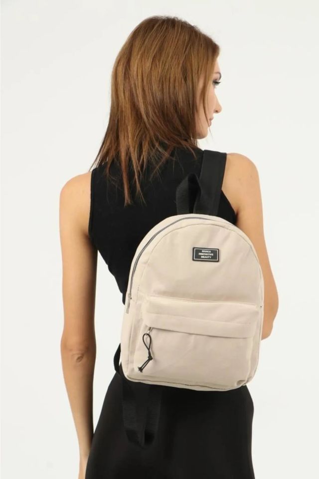 Muco Krem U21 2 Bölmeli Sırt Çantası U:32 Cm E:24 Cm G:11 Cm 255946974