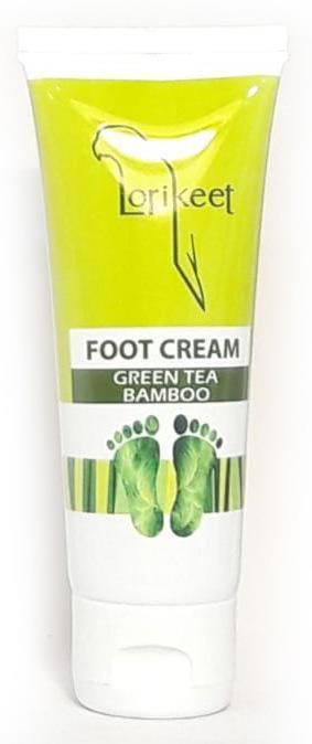 Lorikeet Foot Cream Ayak Peeling 75 ML Green Tea Bomboo