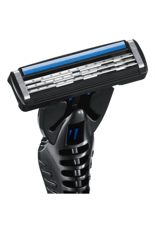 Bic Flex 3 Hybrid 3 Bıçaklı Erkek Tıraş Bıçağı, 1 Sap + 12 Yedek Başlık + Çanta 12 Aylık Paket