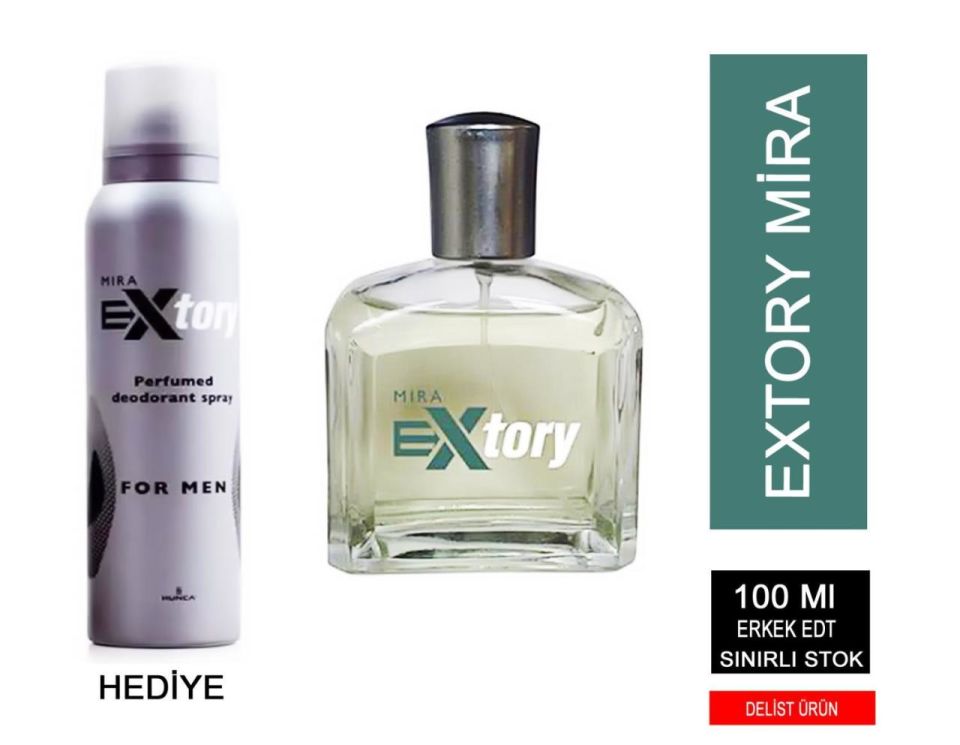 Extory Mira 100 ml Edt + 150 ml Deodorant Erkek Parfüm