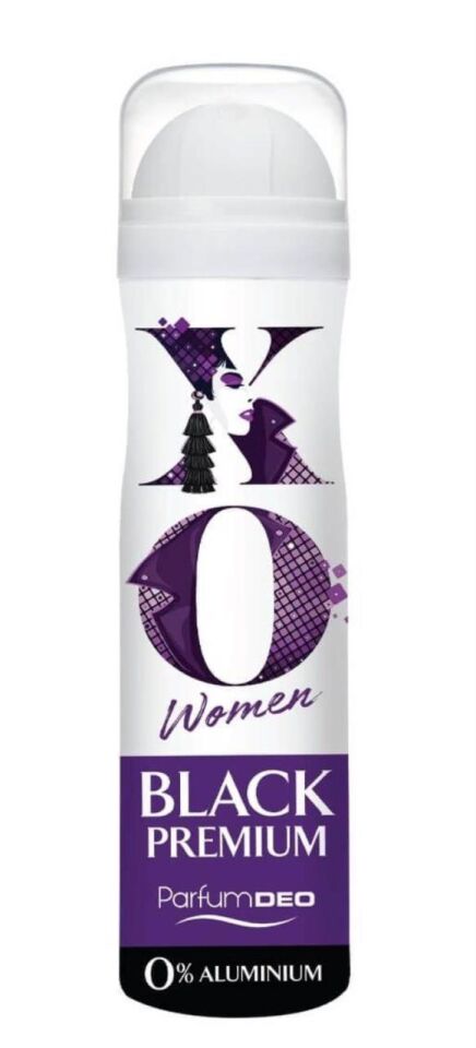 Xo Deodorant 150 Ml Black Premium Bayan Sprey