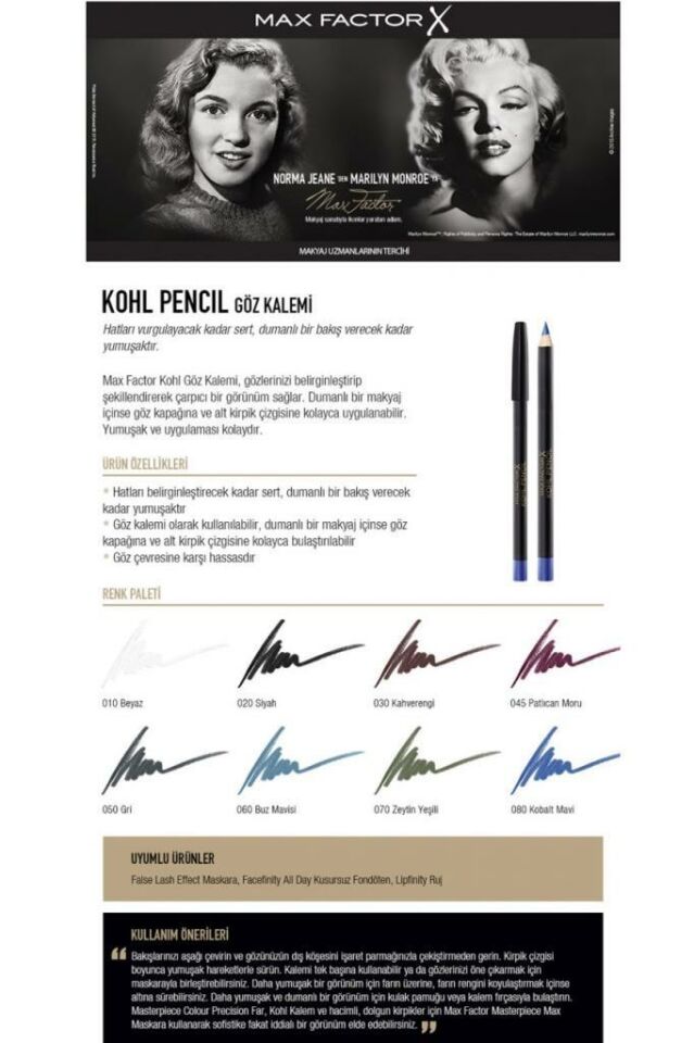 Max Factor Kohl Pencil Göz Kalemi 30 Brown