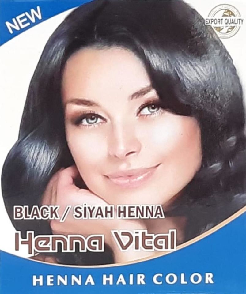 Henna Vital Hint Kınası Siyah 6 lı Paket