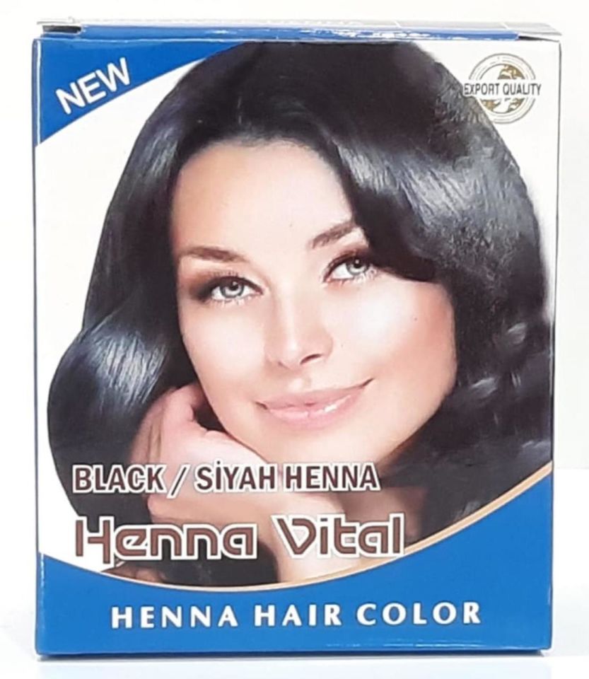Henna Vital Hint Kınası Siyah 6 lı Paket