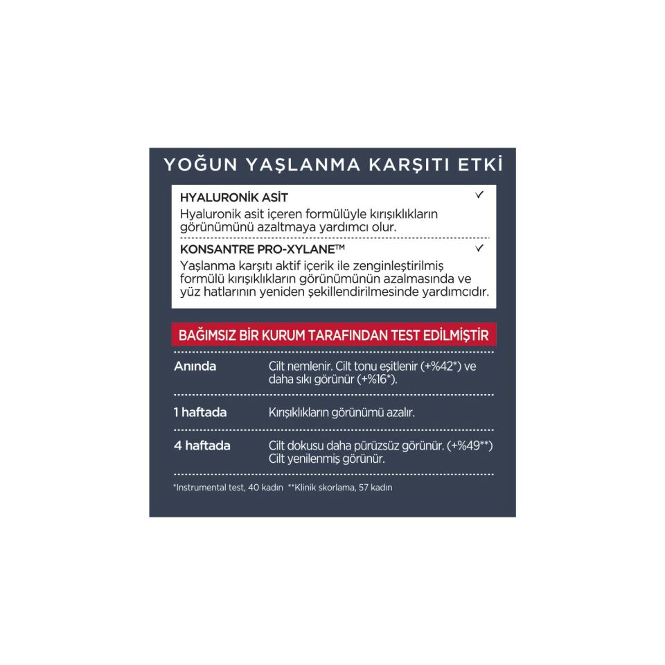 Loreal Revitalift Lazer X3 Gece Kremi 50 ml Yoğun Yaşlanma Karşıtı Bakım