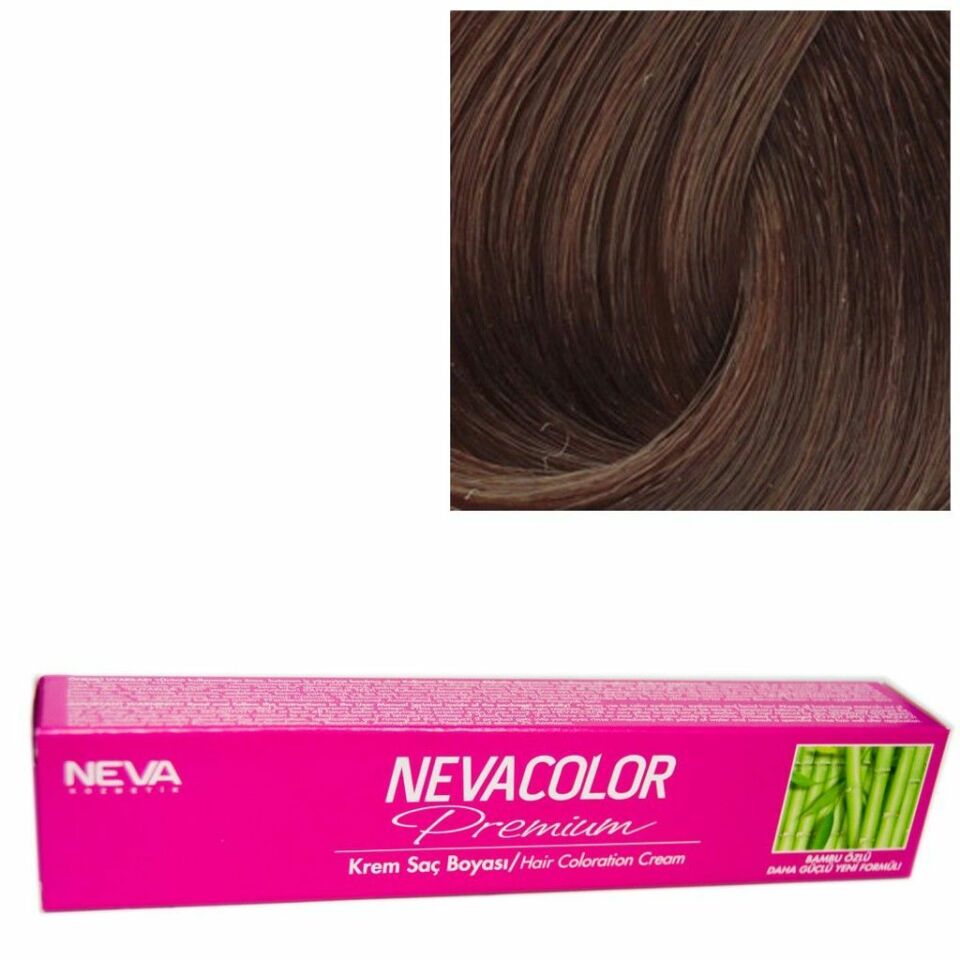 Neva Color Tüp Saç Boyası 7.31 Küllü Koyu Altın Sarısı 50 Gr + Oksidan Sıvısı 50 Ml