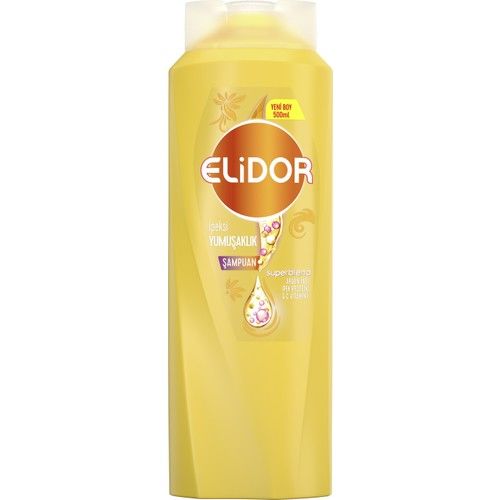Elidor İpeksi Yumuşaklık Şampuan 500 ml Argan Yağı İpek Proteini C Vitamini