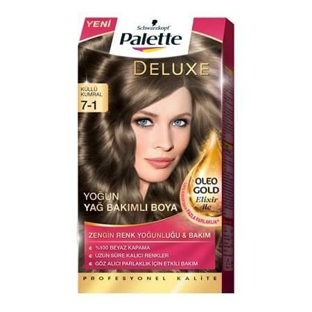 Palette Deluxe Saç Boyası 7.1 Küllü Kumral