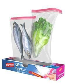 Koroplast Çift Kilitli Poşet 10 Orta Boy + 10 Küçük Boy 20 li