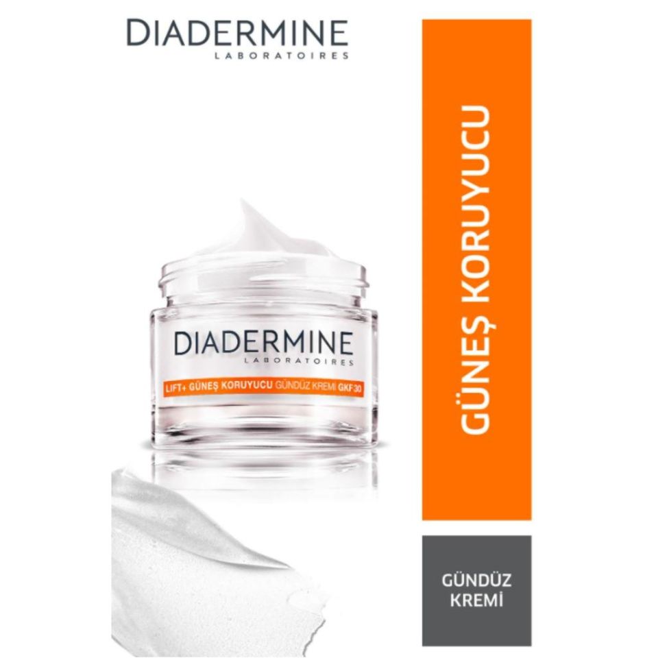 Diadermine Lift + Faktör 30 Güneş Koruyucu Gündüz Krem 50 Ml Kırışık Karşıtı Sıkılaştırıcı Kolajen