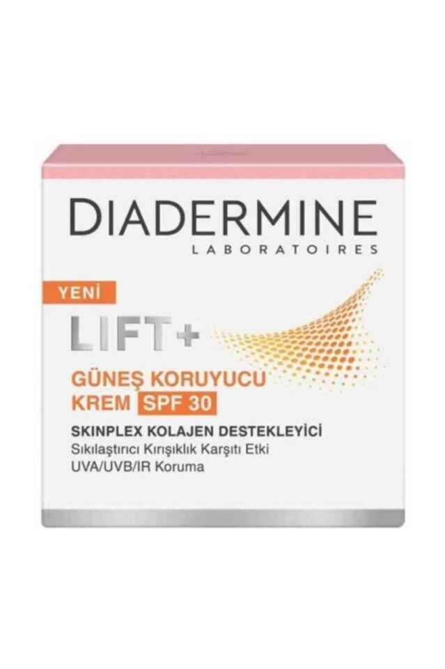 Diadermine Lift + Faktör 30 Güneş Koruyucu Gündüz Krem 50 Ml Kırışık Karşıtı Sıkılaştırıcı Kolajen