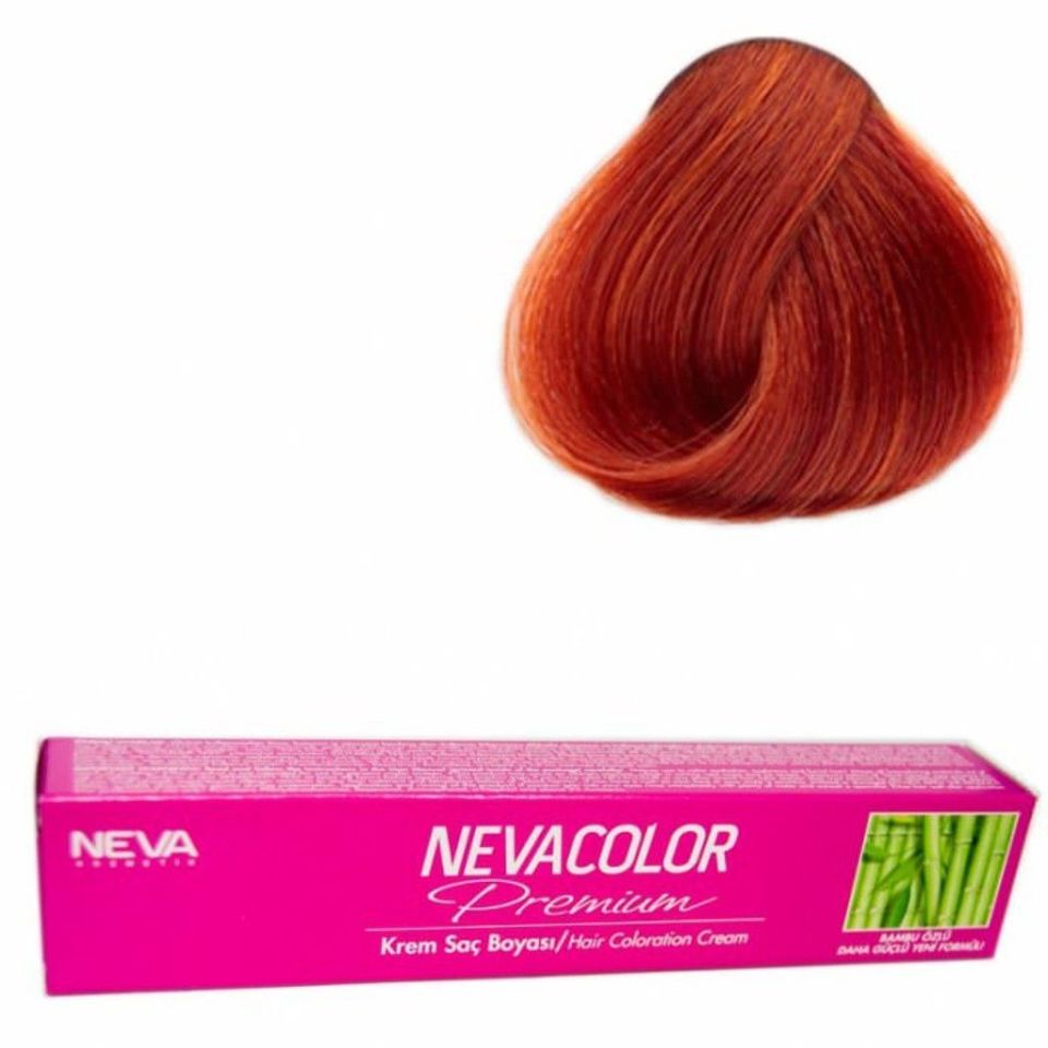Neva Color Tüp Saç Boyası 7.44 Yoğun Bakır 50 Gr + Oksidan Sıvısı 50 Ml
