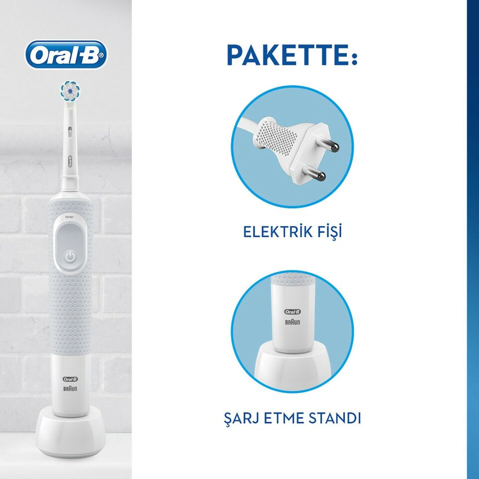 Oral-B D100 Vitality Sensi Ultra Thin Şarjlı Diş Fırçası