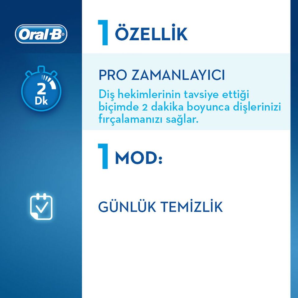 Oral-B D100 Vitality Sensi Ultra Thin Şarjlı Diş Fırçası