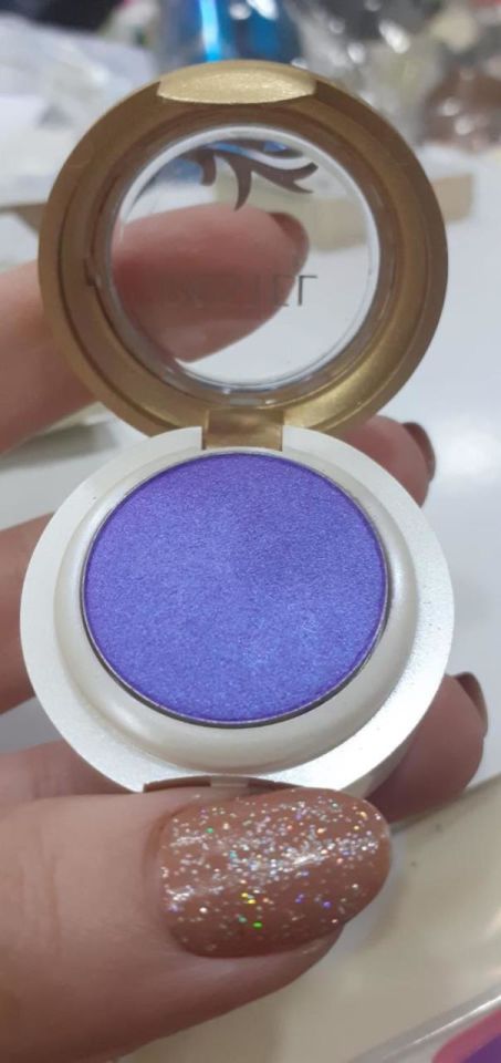 Pastel Metallic Göz Farı Mono No:122 Simli Mor