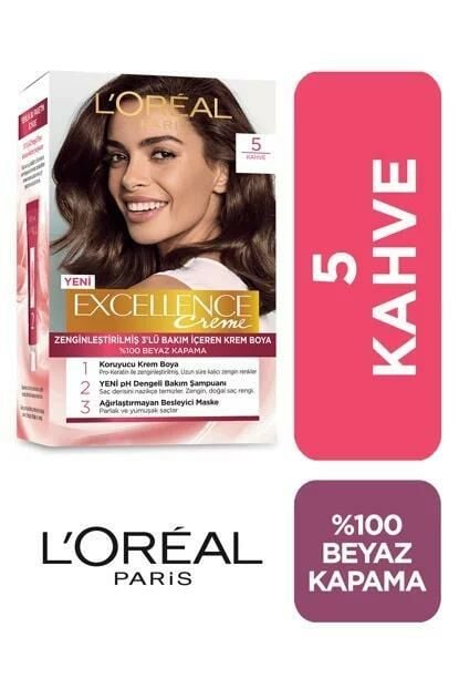 Loreal Excellence 5 Kahve Saç Boyası