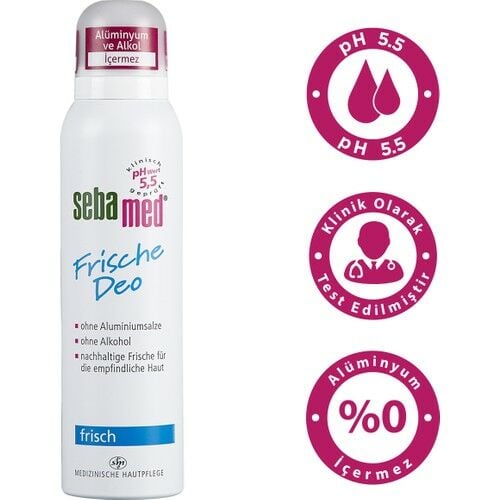 Sebamed Alüminyum İçermeyen Deodorant Sprey Fresh 150 ml