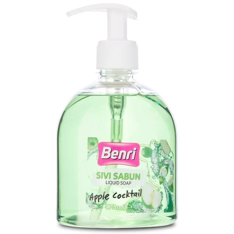 Benri Apple Coctail Sıvı Sabun 475 ml Yeşil Elma