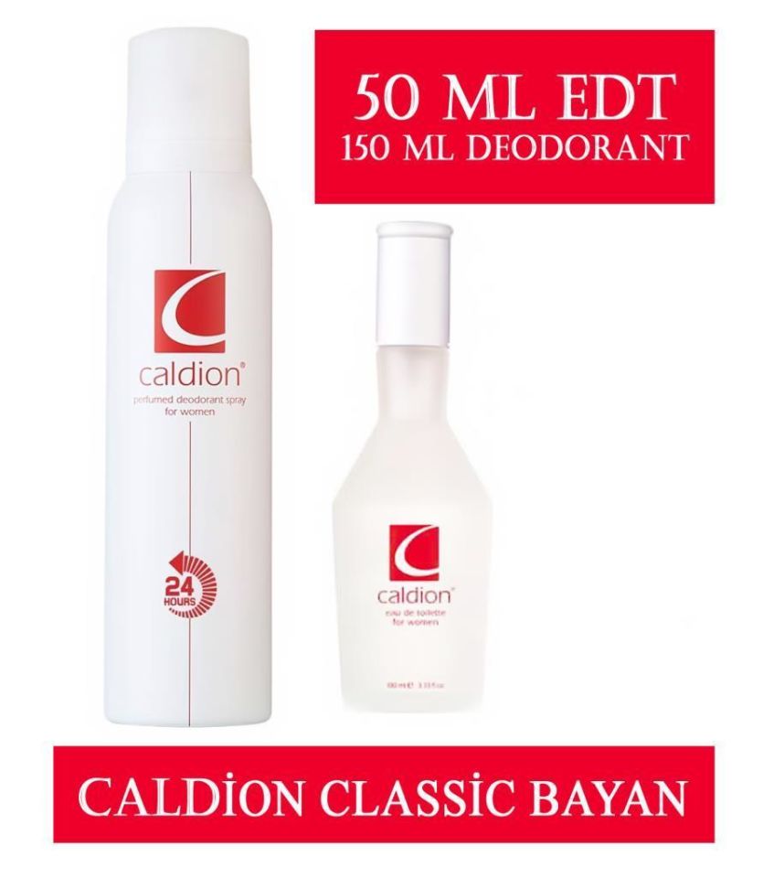 Caldion Classic Bayan 50 ml Edt +150 ml Dedorant kutusuz