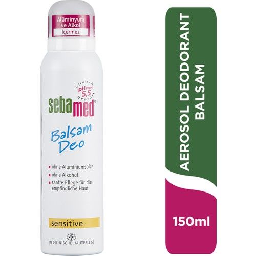 Sebamed Alüminyum İçermeyen Deodorant Sprey Hassas 150 ml