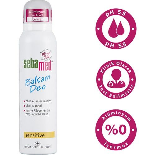 Sebamed Alüminyum İçermeyen Deodorant Sprey Hassas 150 ml