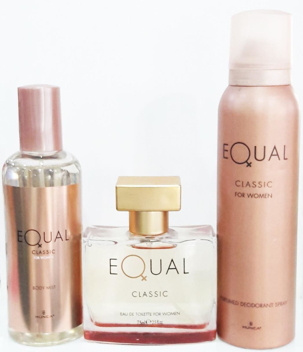 Equal Klasik Set Edt 75 ml 150 ml Deo + 150 Vücut Spreyi Kadın Parfüm