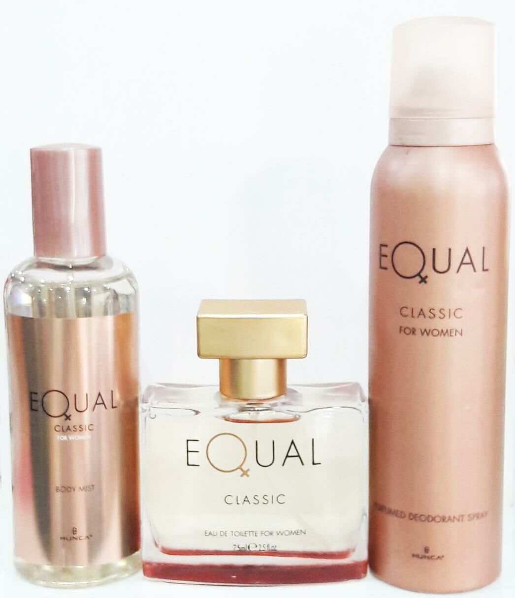 Equal Klasik Set Edt 75 ml 150 ml Deo + 150 Vücut Spreyi Kadın Parfüm