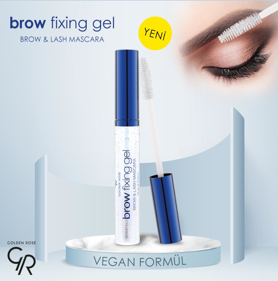 Golden Rose Brow Fixing Jel Kaş ve Kirpik Sabitleyici Maskara