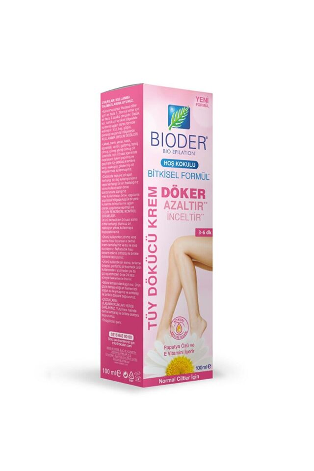 Bioder Normal Ciltler Için Tüy Dökücü Krem 100 Ml