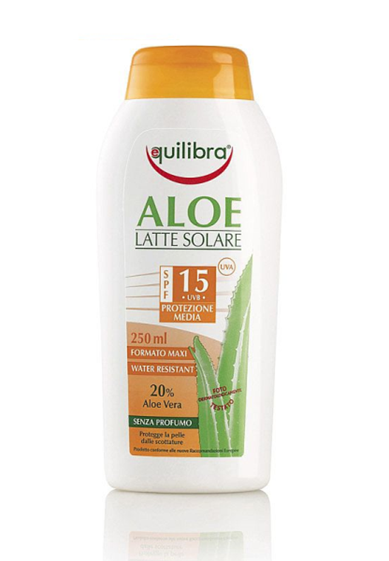 Equilibra Aloe SPF 15 Orta Koruma Losyon Güneş Sütü 250 Ml