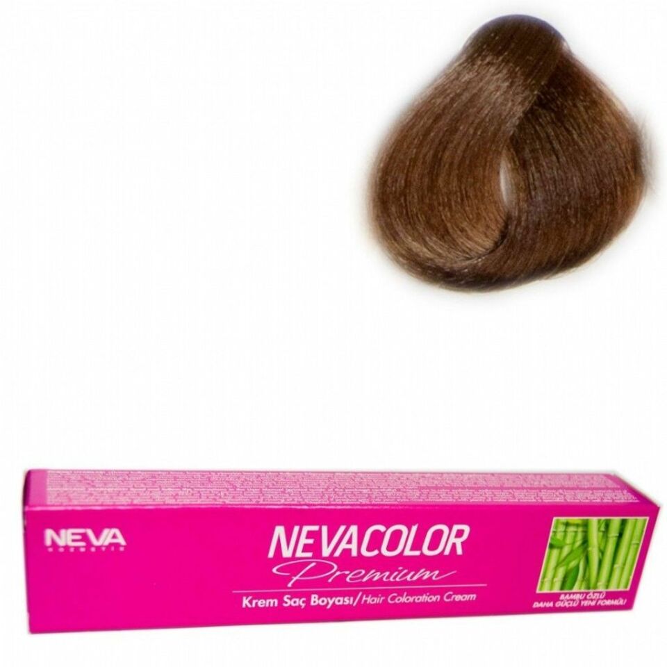Neva Color Tüp Saç Boyası 8.0 Yoğun Açık Kumral 50 Gr + Oksidan Sıvısı 50 Ml