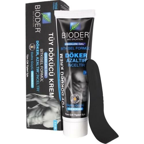 Bioder Erkekler Için Tüy Dökücü Krem 100 Ml