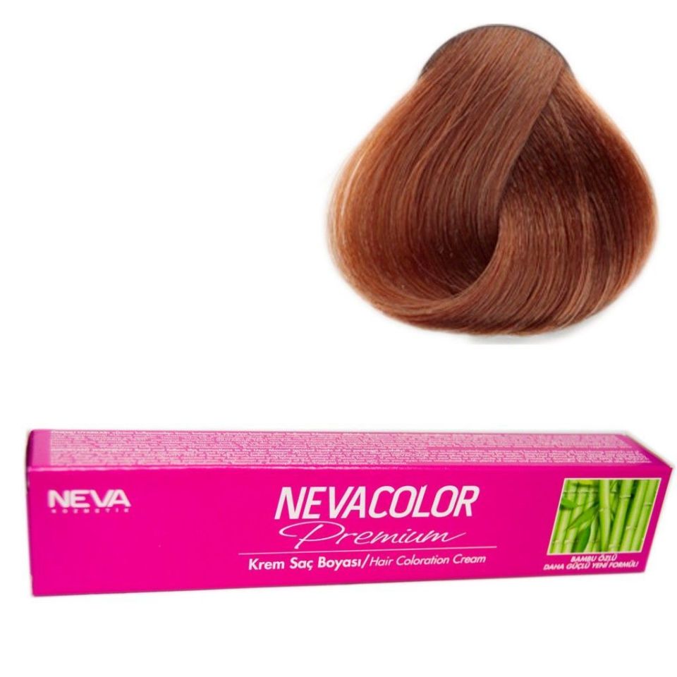 Neva Color Tüp Saç Boyası 8.07 Karamel 50 Gr + Oksidan Sıvısı 50 Ml