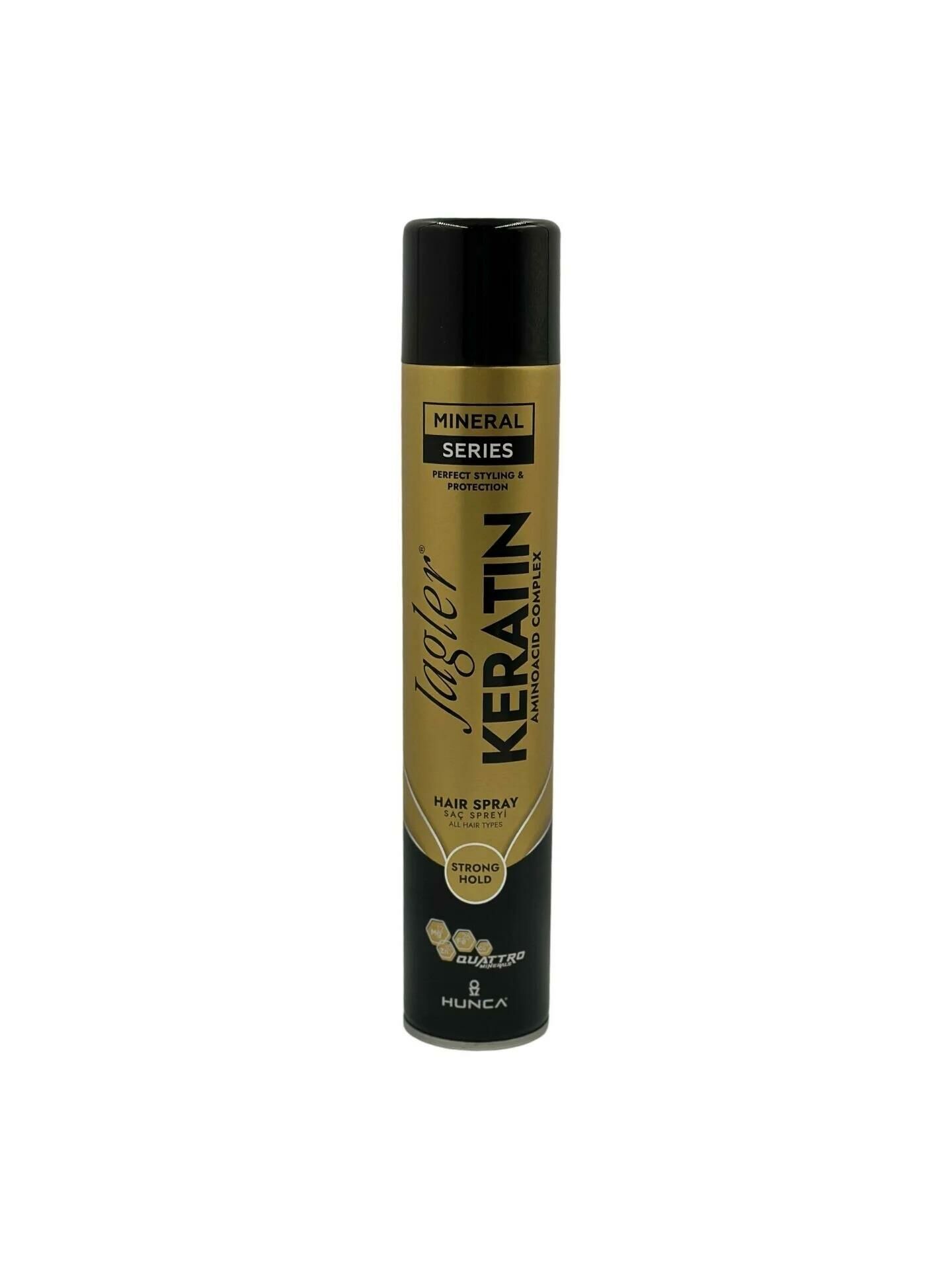 Jagler Mineral Saç Spreyi 400 Ml Keratin Strong Hold Gold