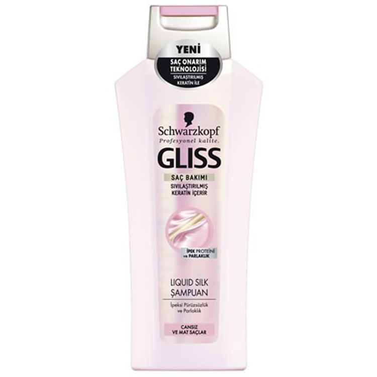 Gliss Şampuan Liquid Silk Gloss 400Ml Cansız ve Mat Saçlar