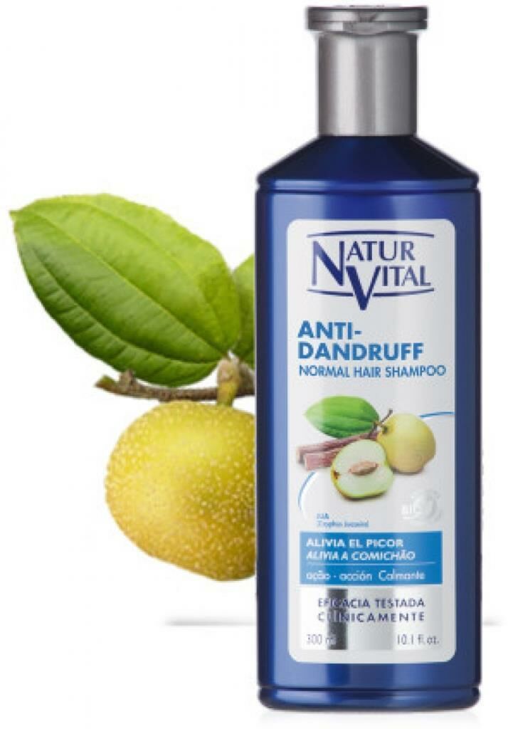 Natur Vital Hair Loss Normal Saçlar için Kepek Şampuan 300 ML Anti-Dandruff