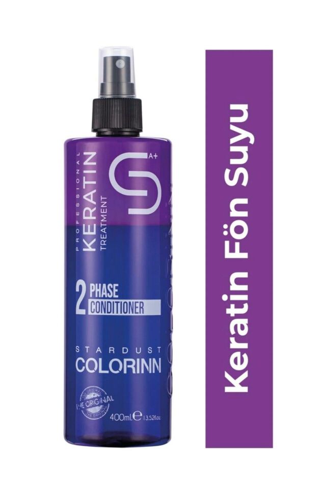 Colorinn Fön Suyu Argan 400 ml Keratin İçerikli Çift Fazlı