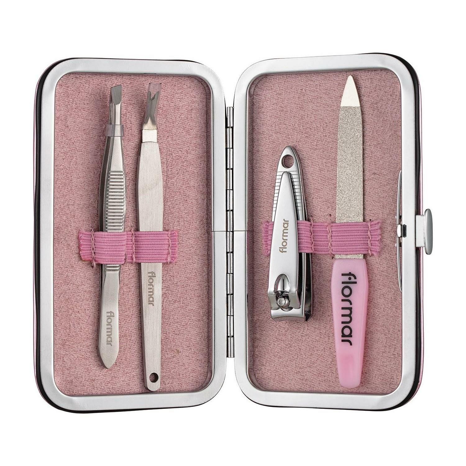 Flormar Manikür Seti 5 Pcs - Tırnak Makası - Törpü - Cımbız - Et Kesici