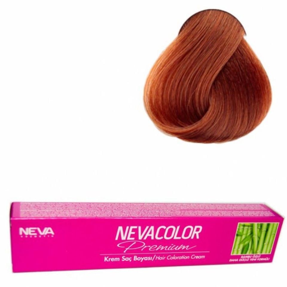 Neva Color Tüp Saç Boyası 8.34 Açık Dore Bakır 50 Gr + Oksidan Sıvısı 50 Ml