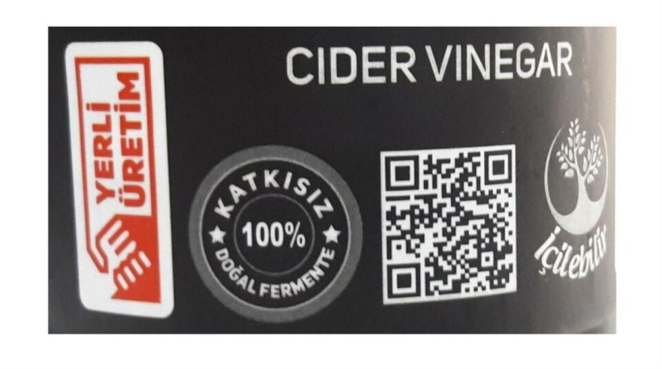 Organikdem Katkısız Elma Sirkesi Cam Şişe 500 Ml