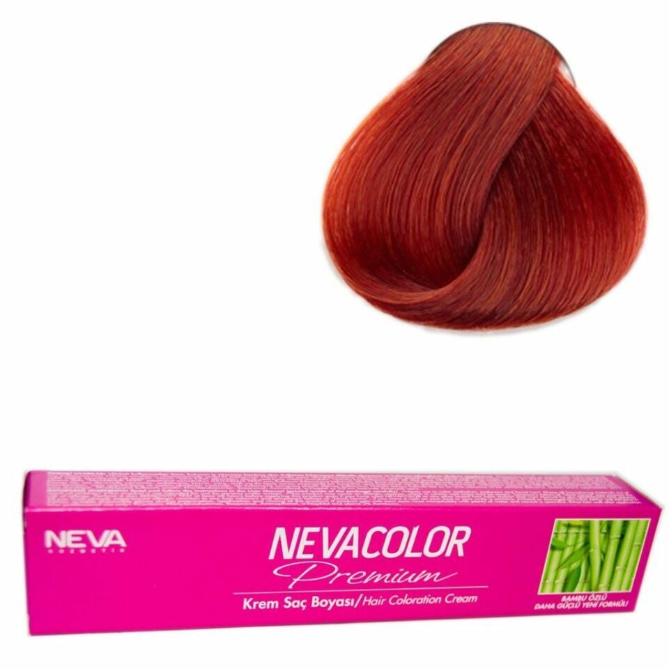 Neva Color Tüp Saç Boyası 86.40 Valencia Bakır 50 Gr + Oksidan Sıvısı 50 Ml
