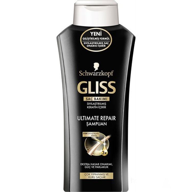Schwarzkopf Gliss Ultimate Repair Şampuan 650 Ml Yıpranmış Saçlar