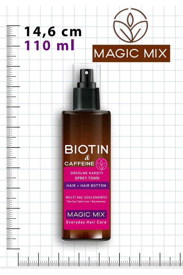 Procsin Magic Mix Biotin ve Kafein İçeren Saç Kökü Güçlendirici Hızlı Uzamaya Yardımcı Tonik 110 ml