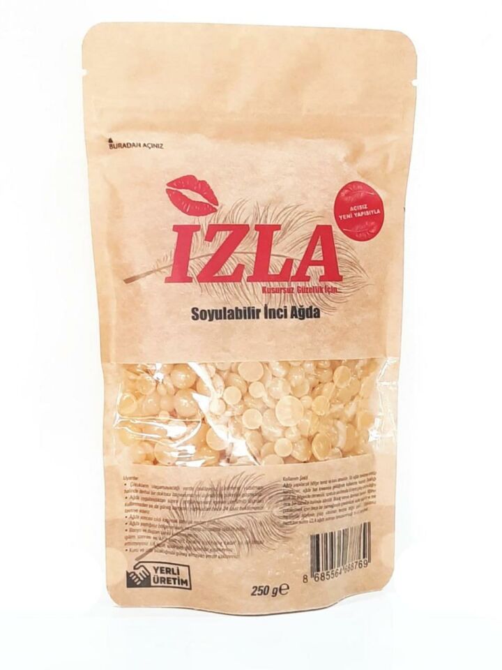 İzla Granül Soyulabilir İnci Ağda 250 Ml Naturel