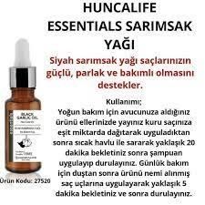 HuncaLife Essentials Saç Bakım Yağı 20 Ml Siyah Sarımsak