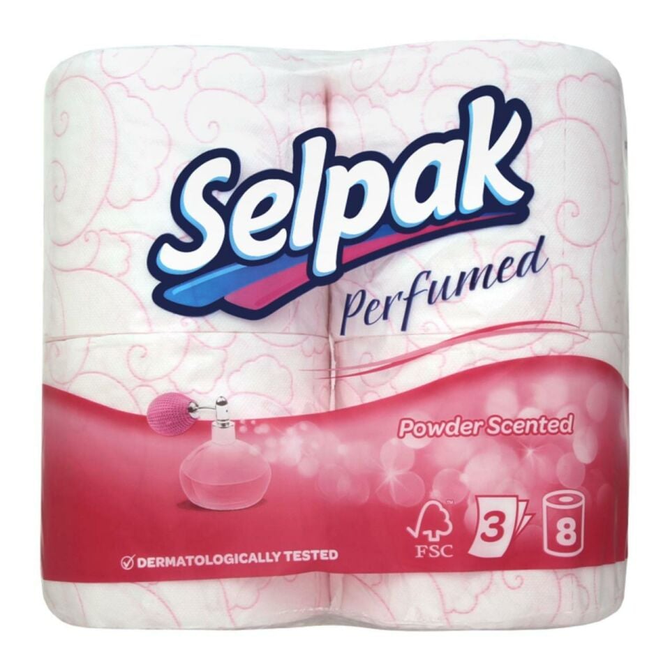 Selpak Tuvalet Kağıdı 8 Li Pudra Kokulu