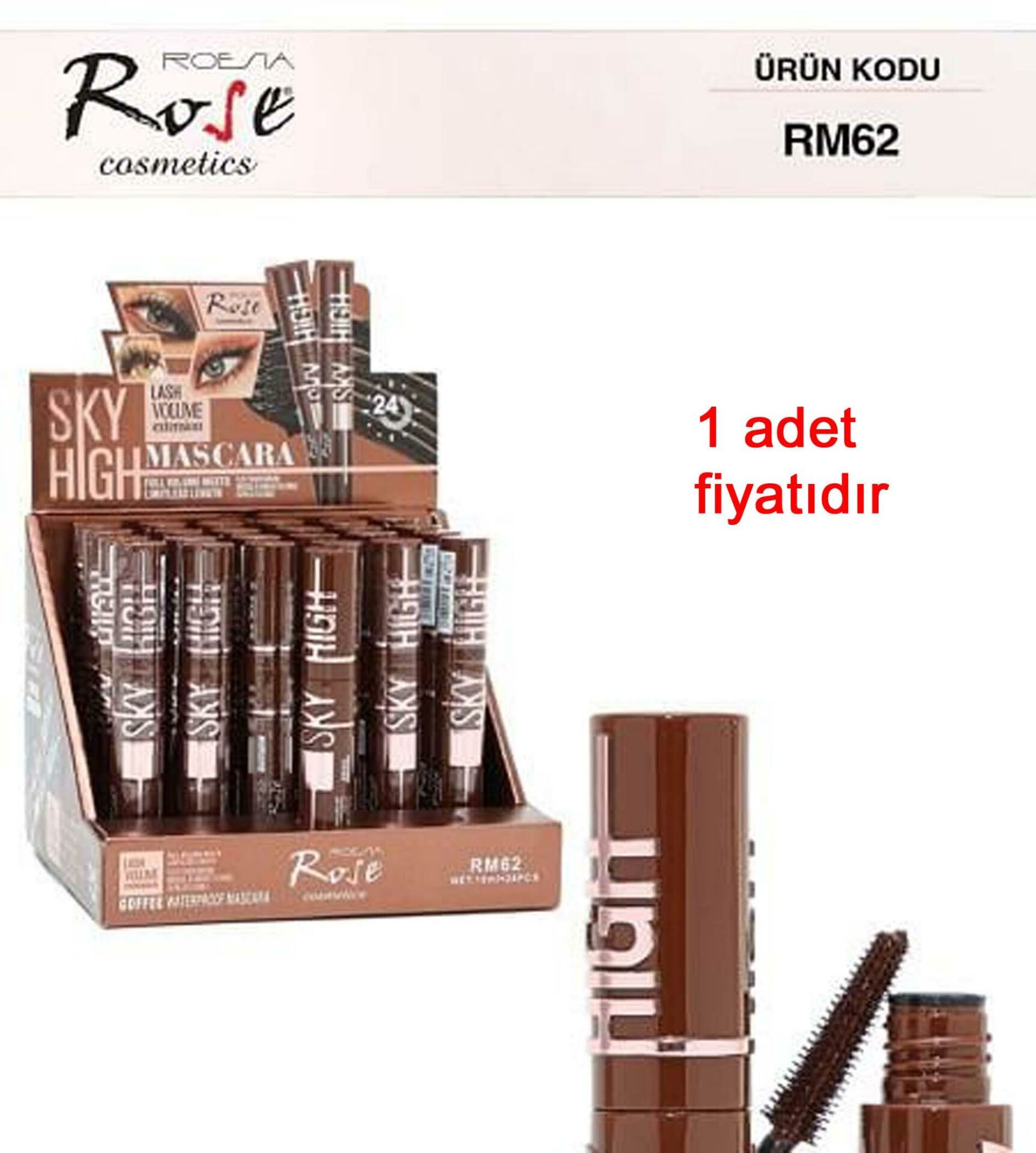 Rose Kahverengi Maskara SKY High